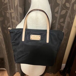 Kate Spade Black and Tan Tote Bag